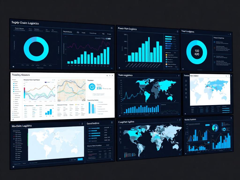 Modern webbapplikation för logistikföretag med realtidsspårning dashboard och lagerhanteringssystem i Sverige